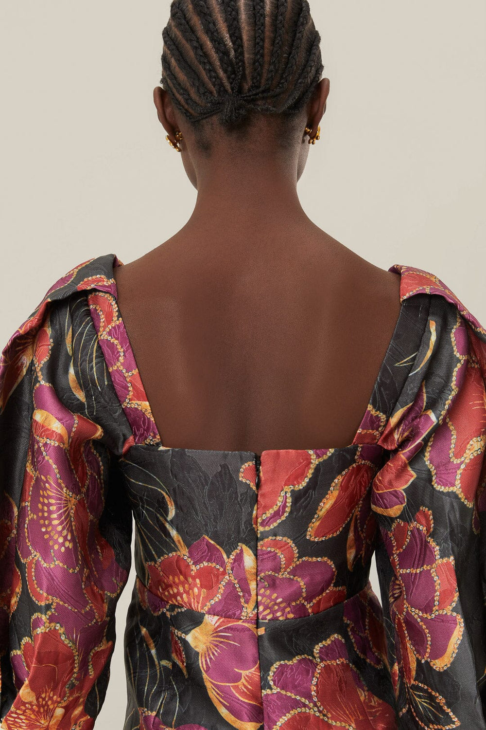 Black Shiny Chita Short Sleeve Midi Dress – FARM Rio