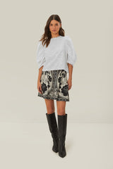 Off-White 3D Flowers Blouse – FARM Rio