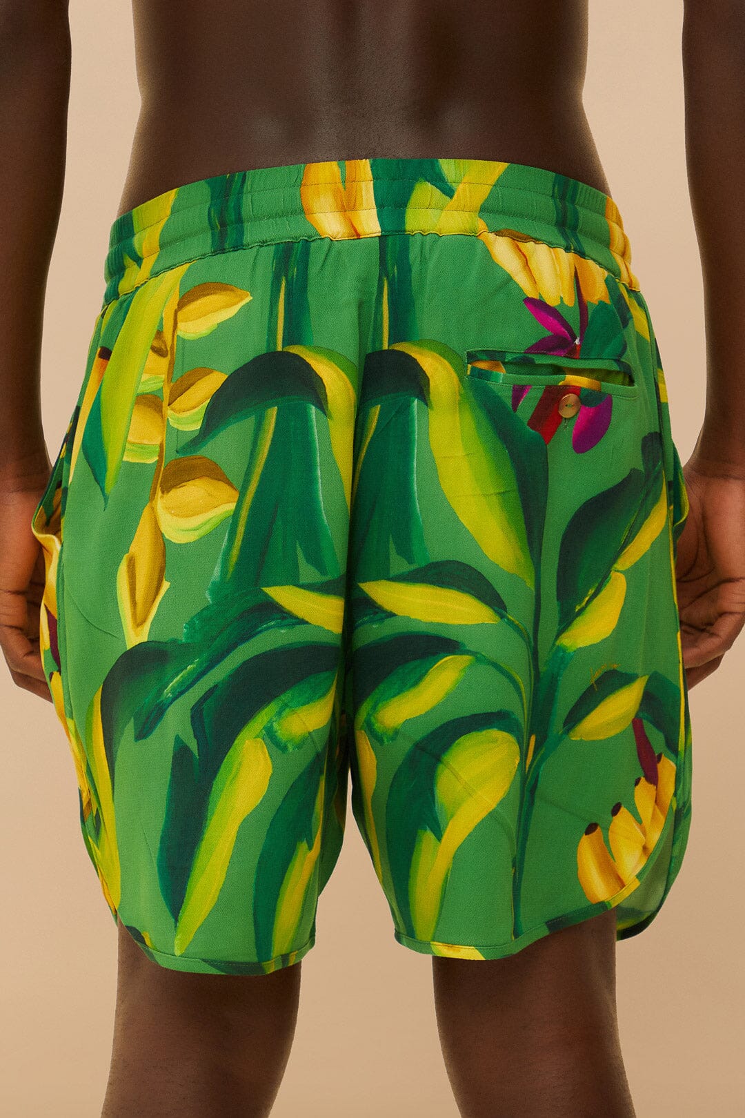 Green Banana Aquarela LENZING™ ECOVERO™ Viscose Shorts – FARM Rio