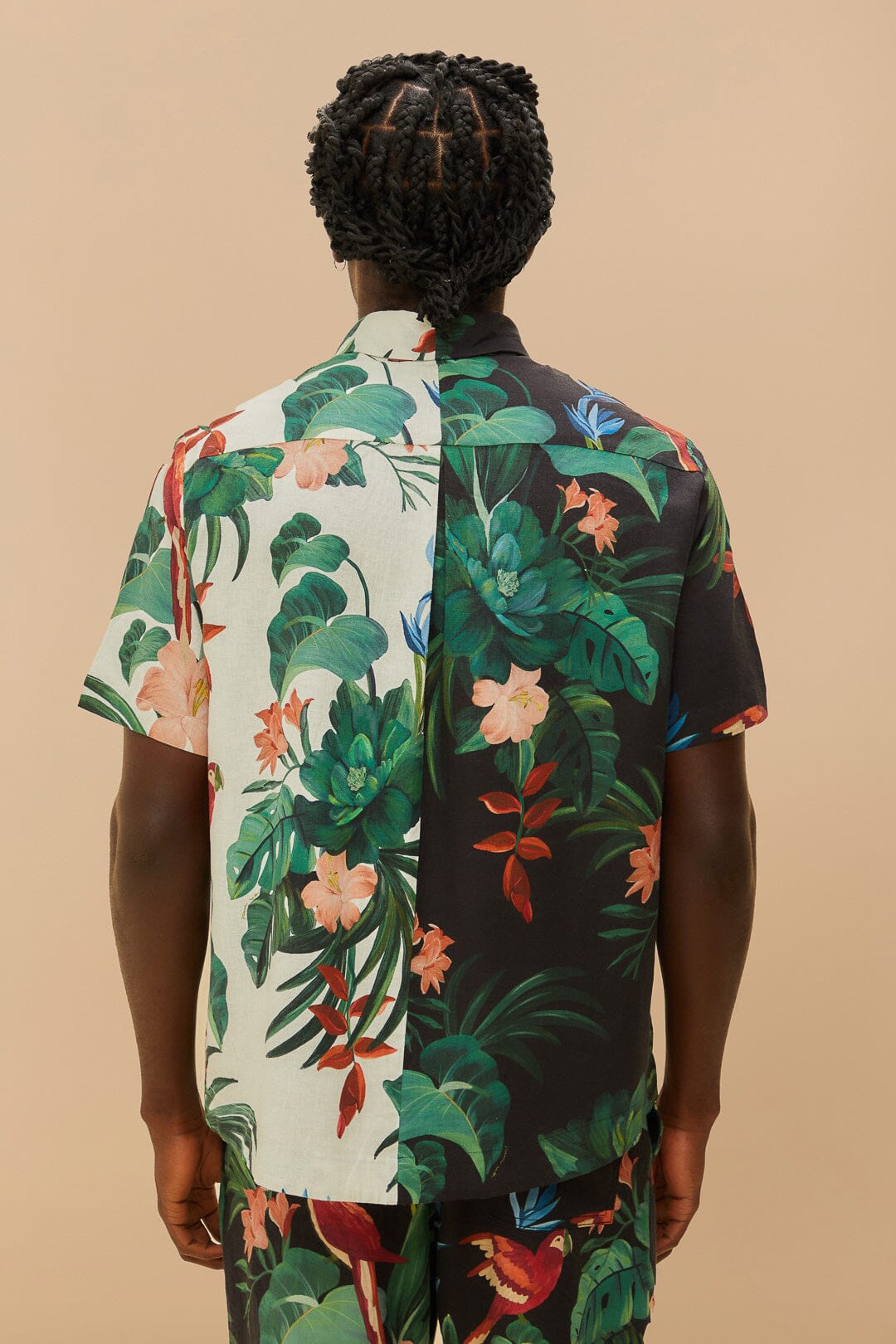 Mixed Midnight Macaw Fiesta LENZING™ ECOVERO™ Euroflax™ Shirt – FARM Rio