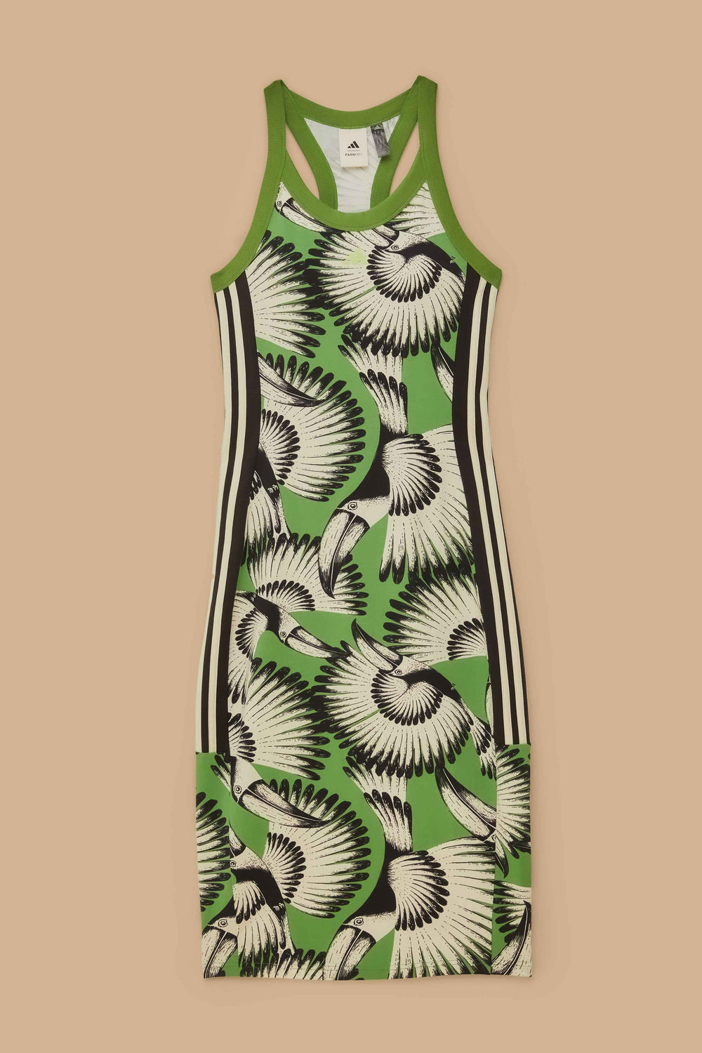 Adidas Toucan Wings Midi Dress Crew Green – FARM Rio