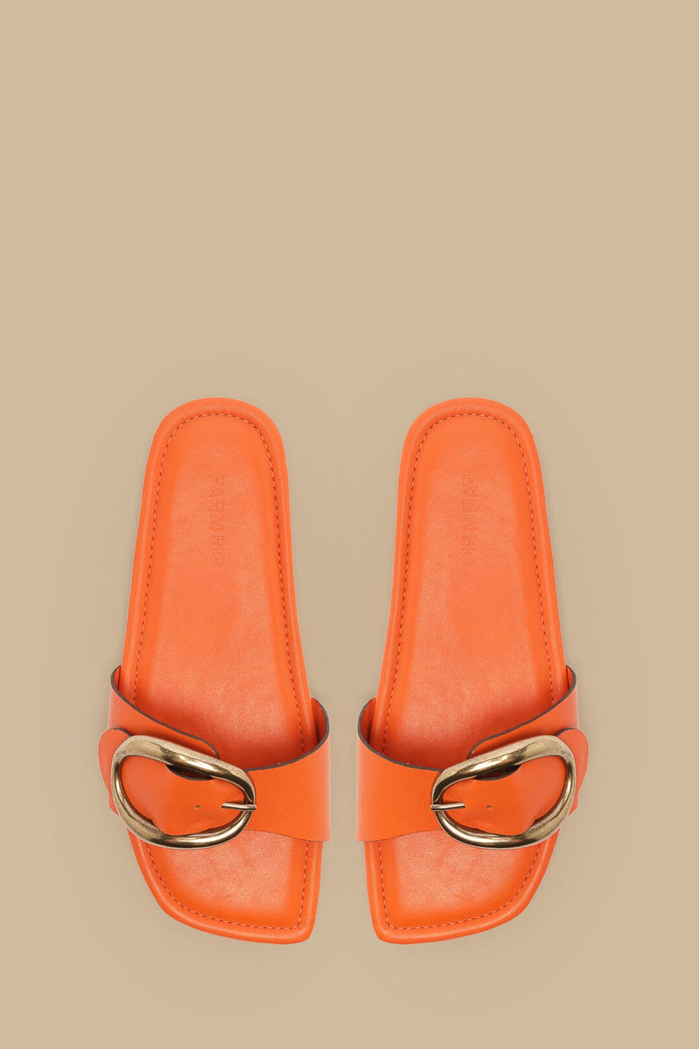 Citrus Organic Buckle Flat Sandal – FARM Rio