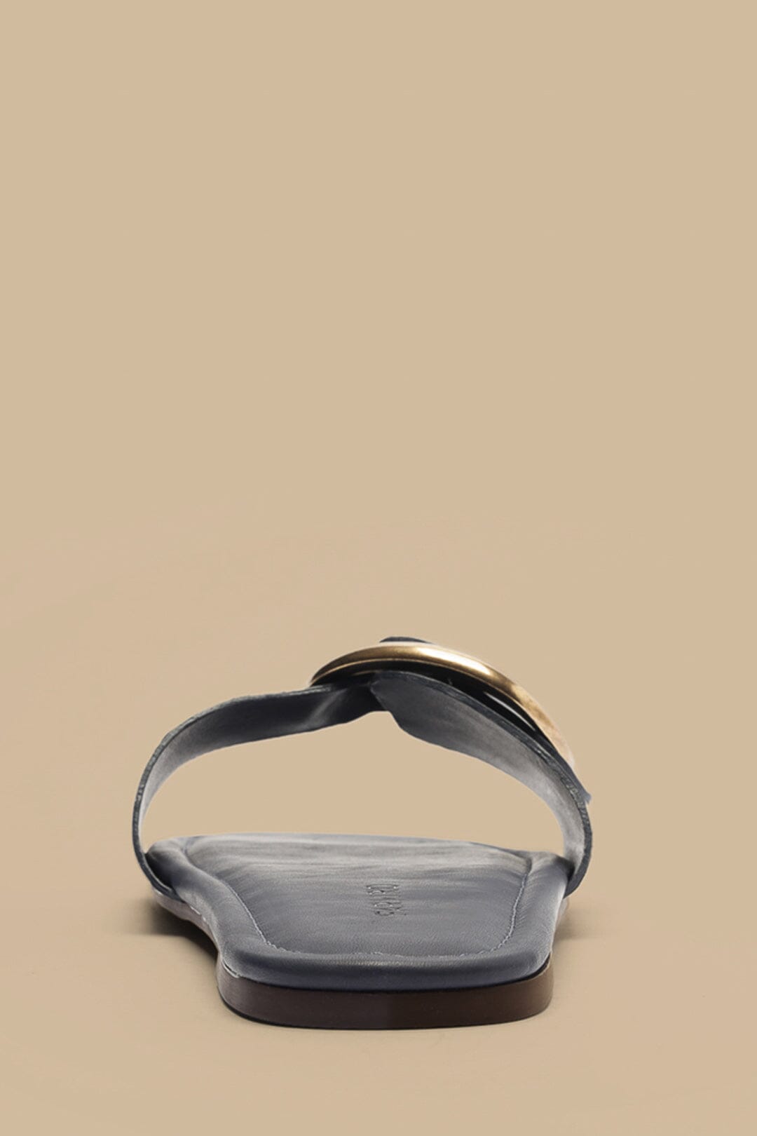 Navy Blue Organic Buckle Flat Sandal – FARM Rio