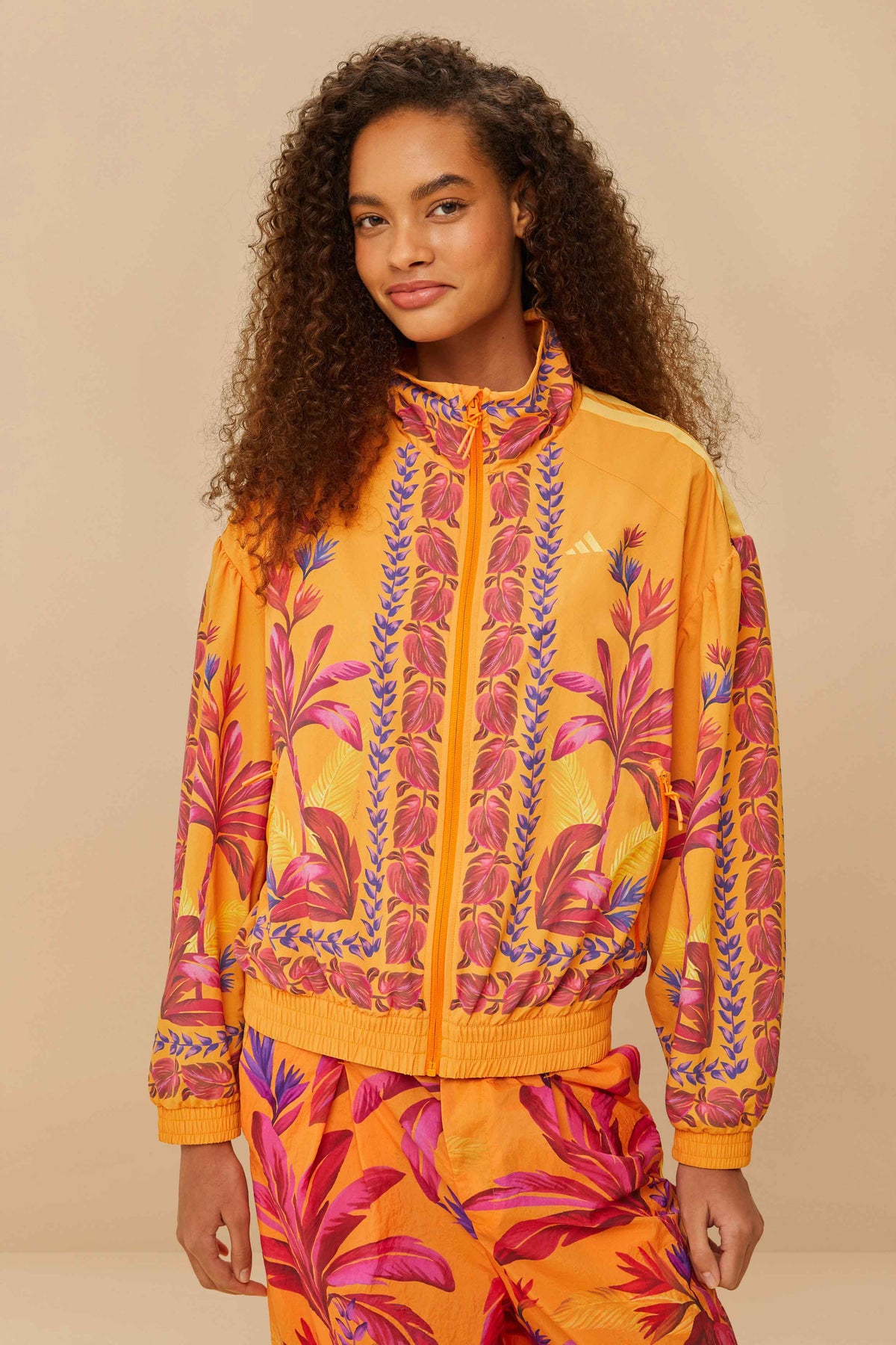 Adidas Tropical Breeze Bright Orange Jacket – FARM Rio