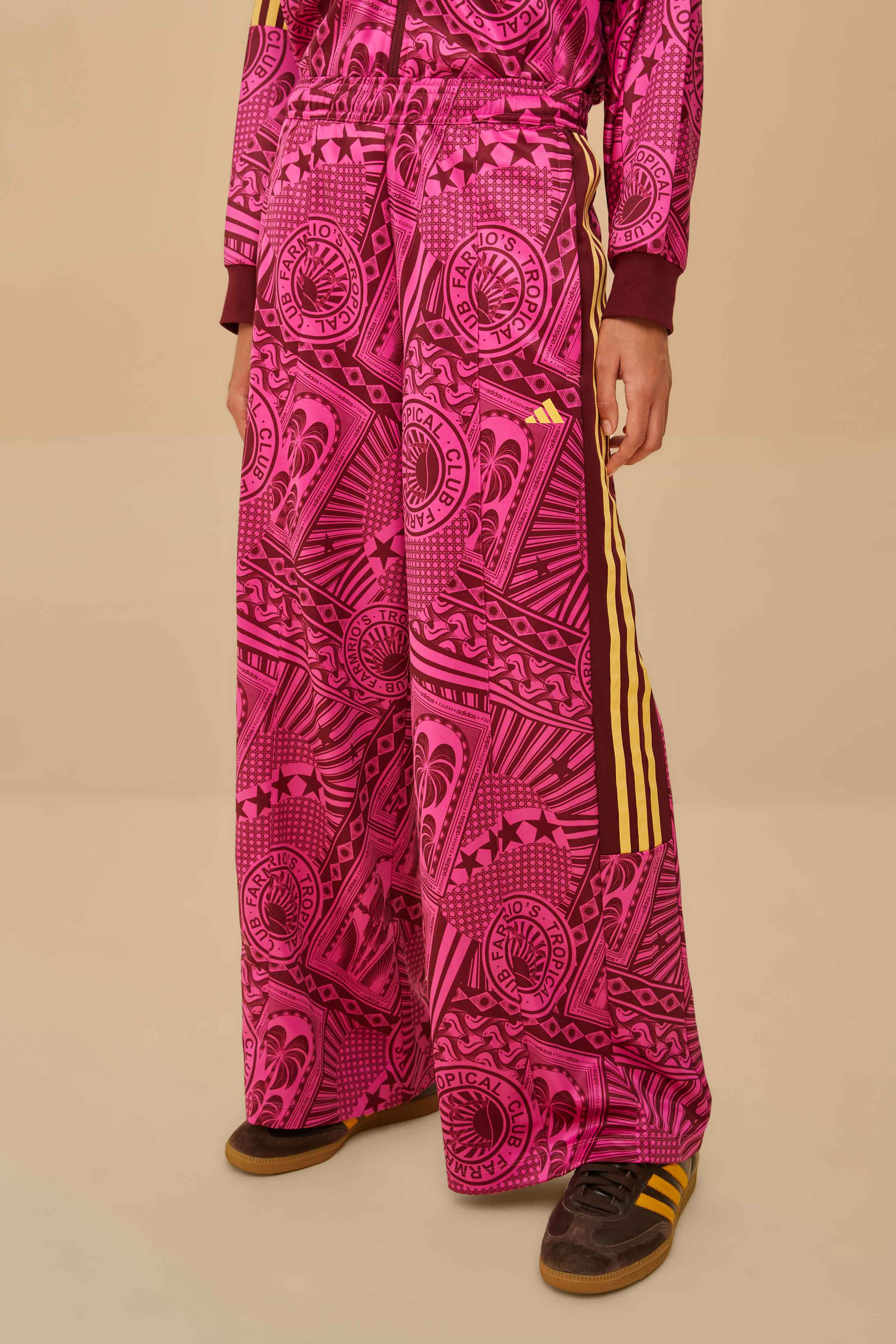 Adidas Tropical Club Pink Pants – FARM Rio