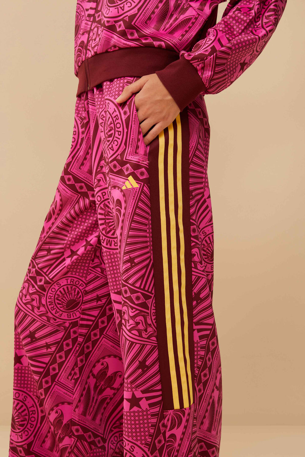 Adidas Tropical Club Pink Pants – FARM Rio