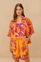 Adidas Tropical Breeze Bright Orange Short – FARM Rio