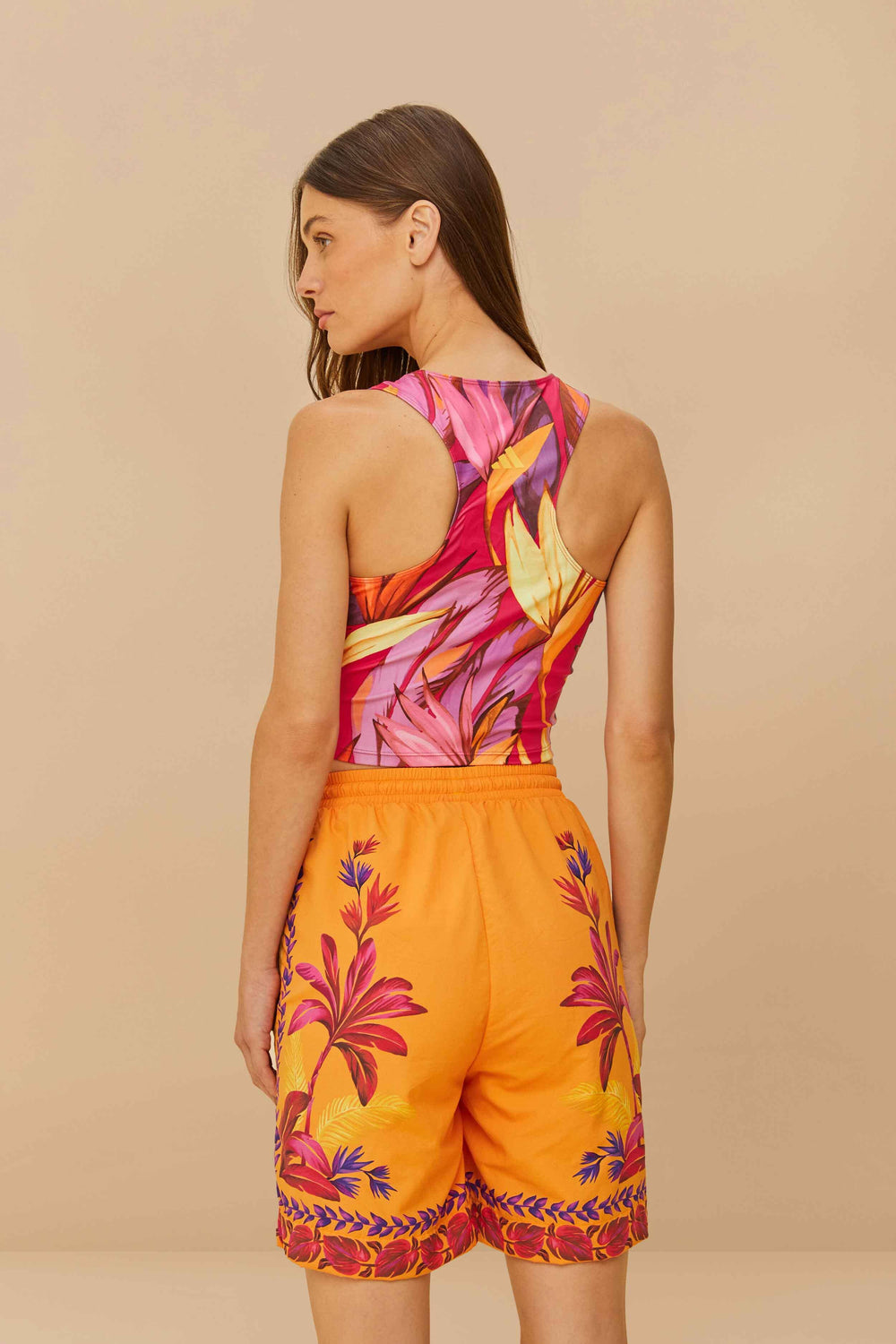 Adidas Tropical Breeze Bright Orange Short – FARM Rio