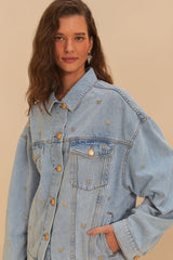 Bows Embroidery Denim Jacket – FARM Rio