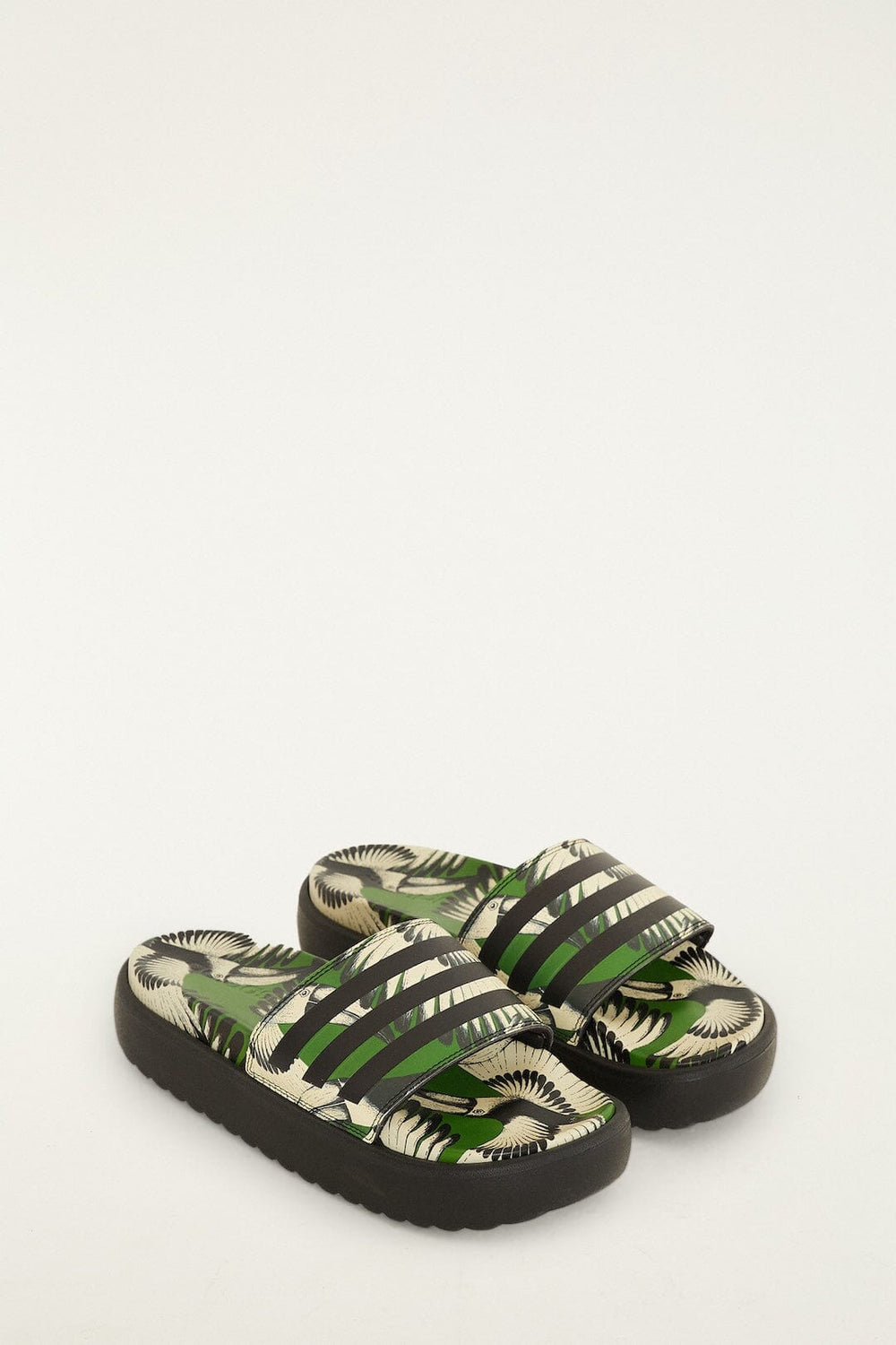 Adidas Adilette Platform Toucan Wings Green – FARM Rio