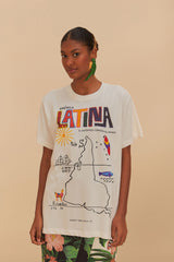 Off-White America Latina Relaxed T-Shirt – FARM Rio