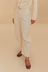 Off-White Twill Laser Carpenter Pants – FARM Rio