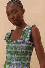 Green Tropical Swing Sleeveless Midi Dress – FARM Rio