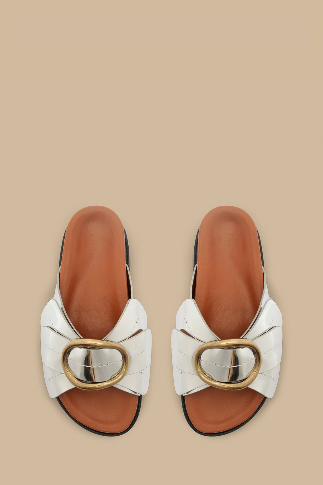 Silver Daisy Slide Sandal – FARM Rio