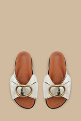 Silver Daisy Slide Sandal – FARM Rio