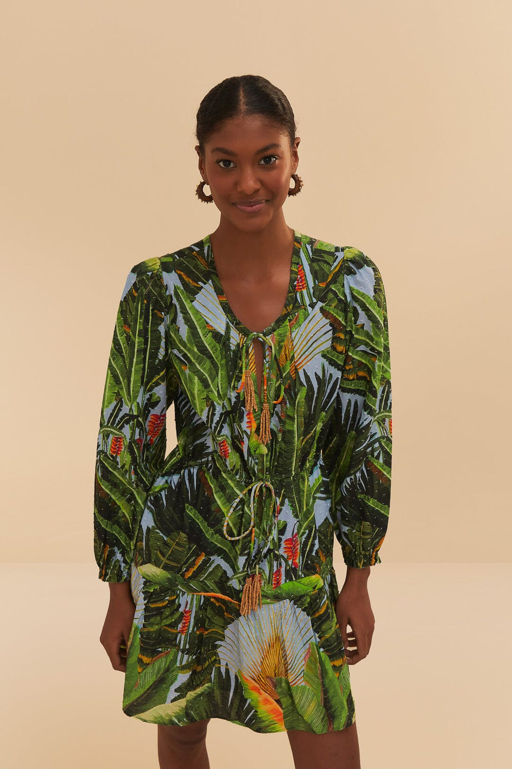 Blue Amazonia Forest Mini Dress – FARM Rio