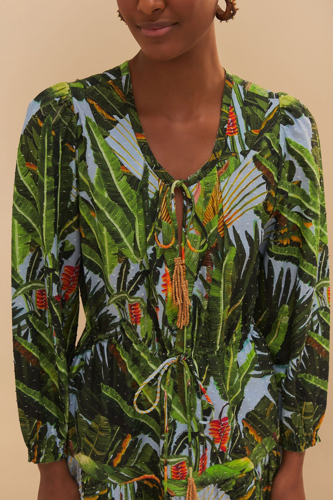 Blue Amazonia Forest Mini Dress – FARM Rio