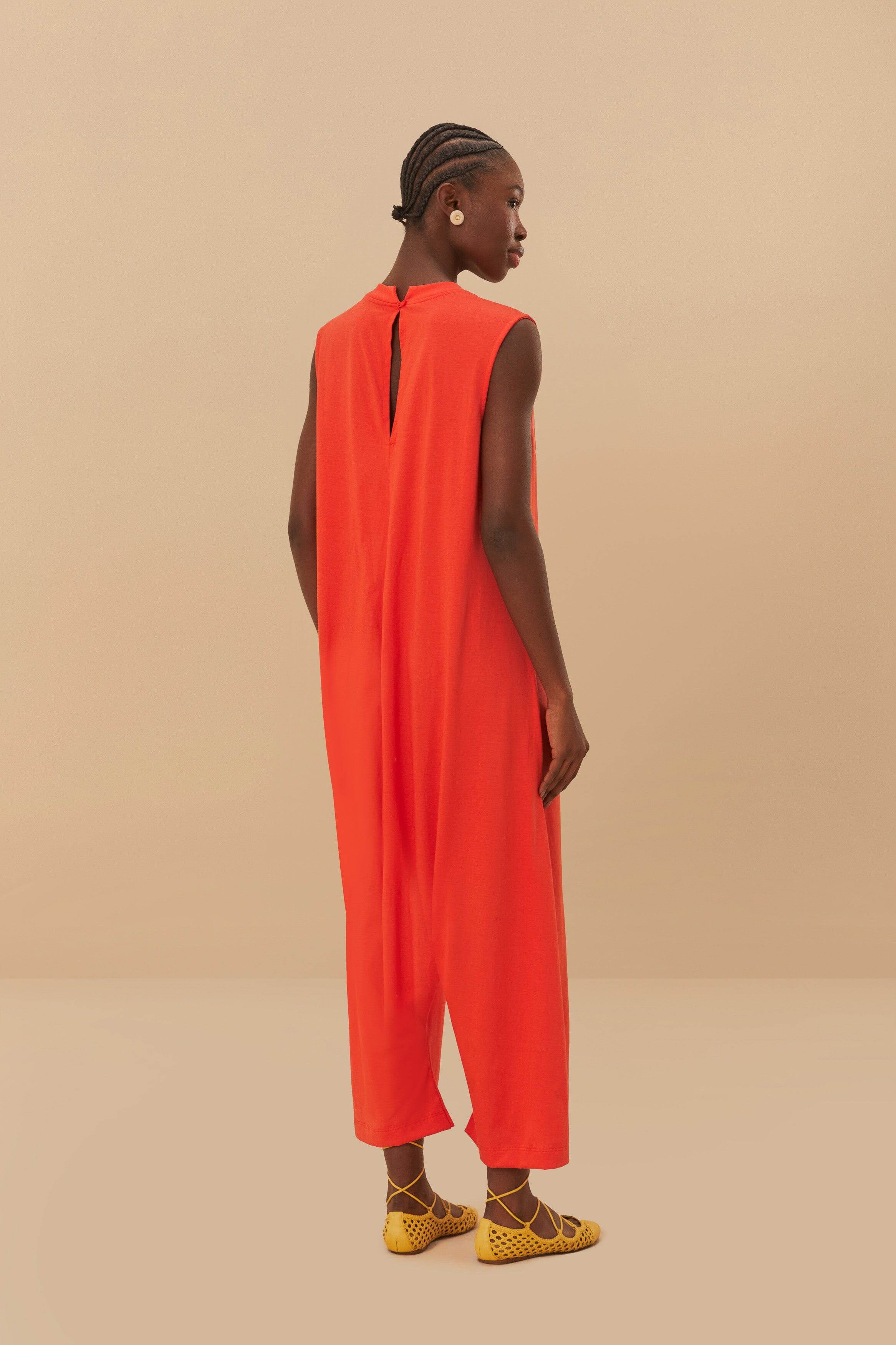 Red Buena Gente Jumpsuit – FARM Rio