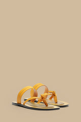 Turmeric Tie Flat Sandal – FARM Rio
