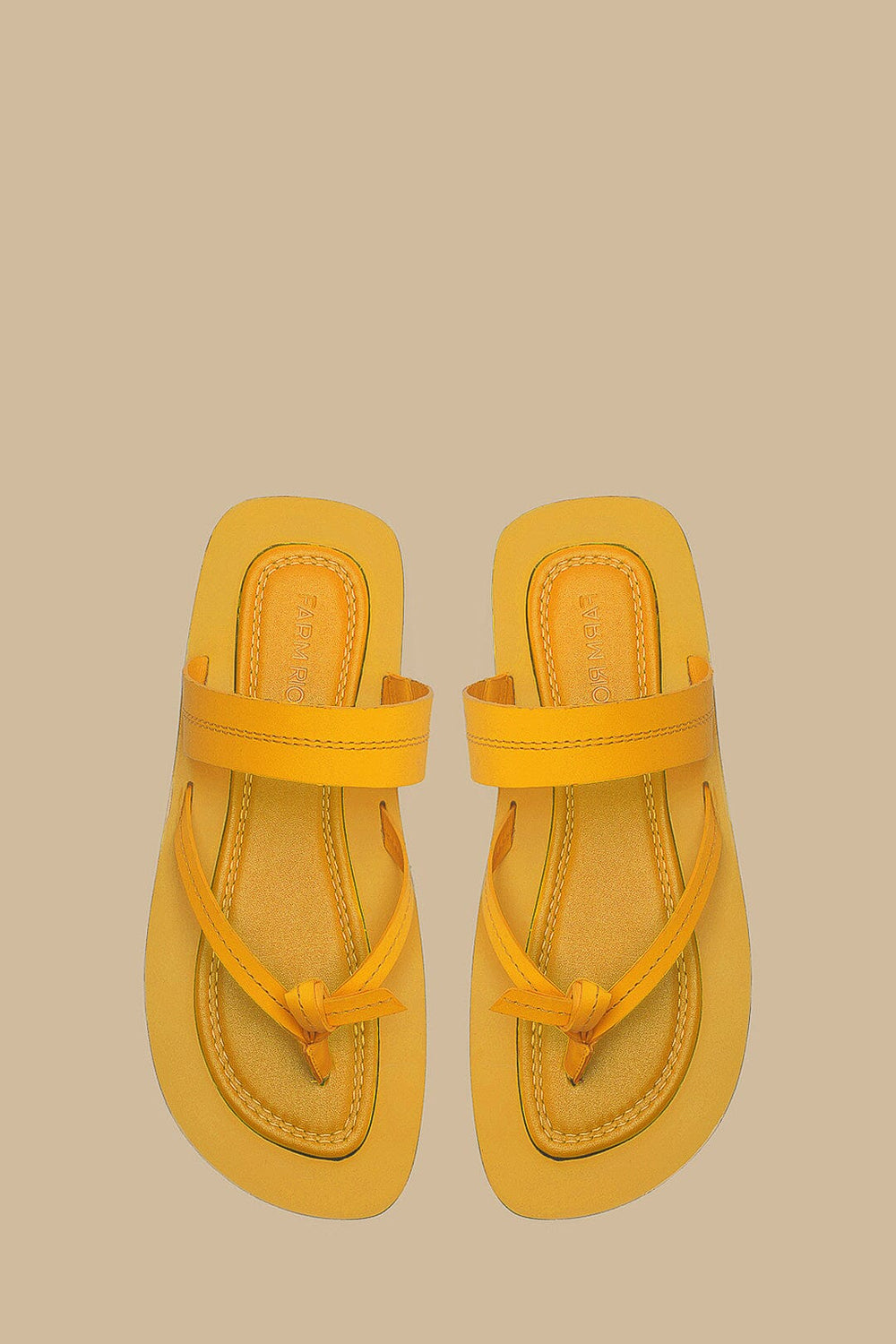 Turmeric Tie Flat Sandal – FARM Rio