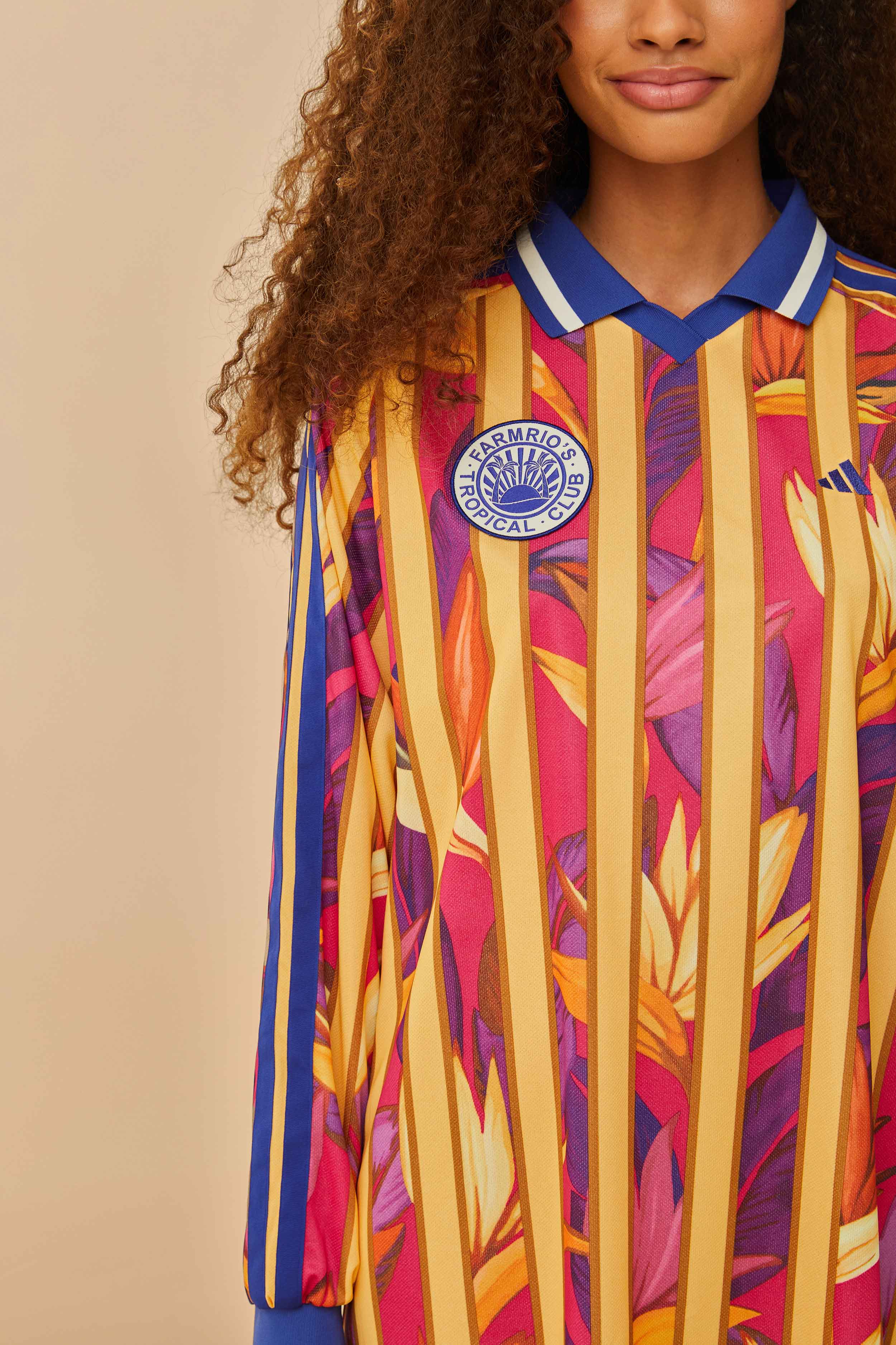 Adidas Stripes Of Paradise Bold Pink Dress – FARM Rio