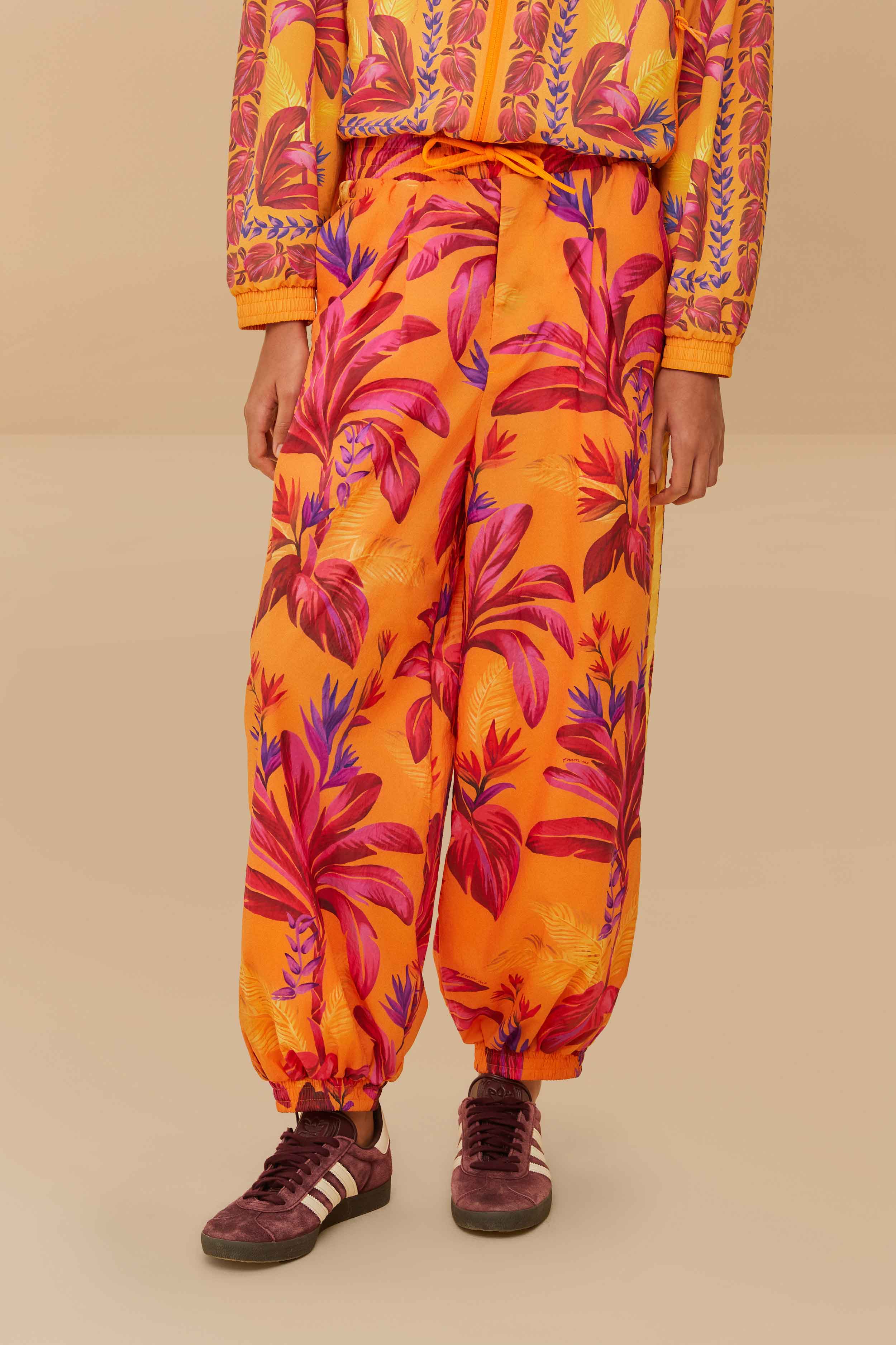 Adidas Tropical Breeze Bright Orange Pants – FARM Rio