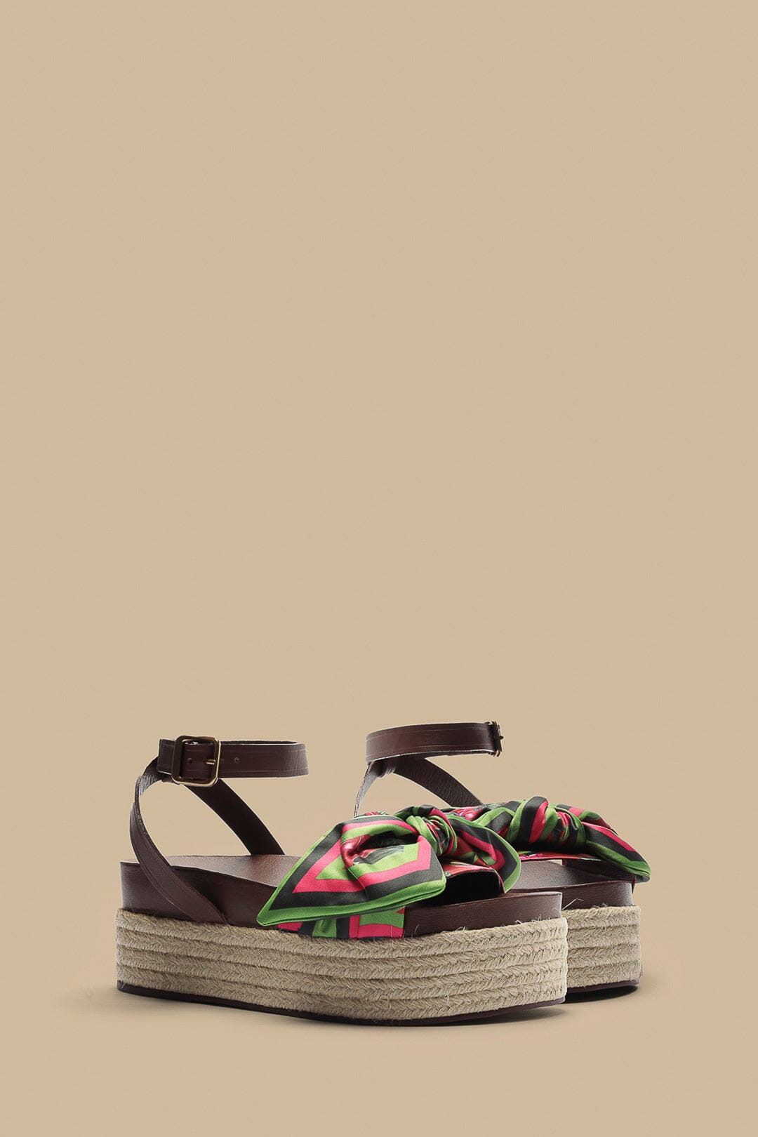 Marsala Scarf Espadrille Flatform Sandal – FARM Rio