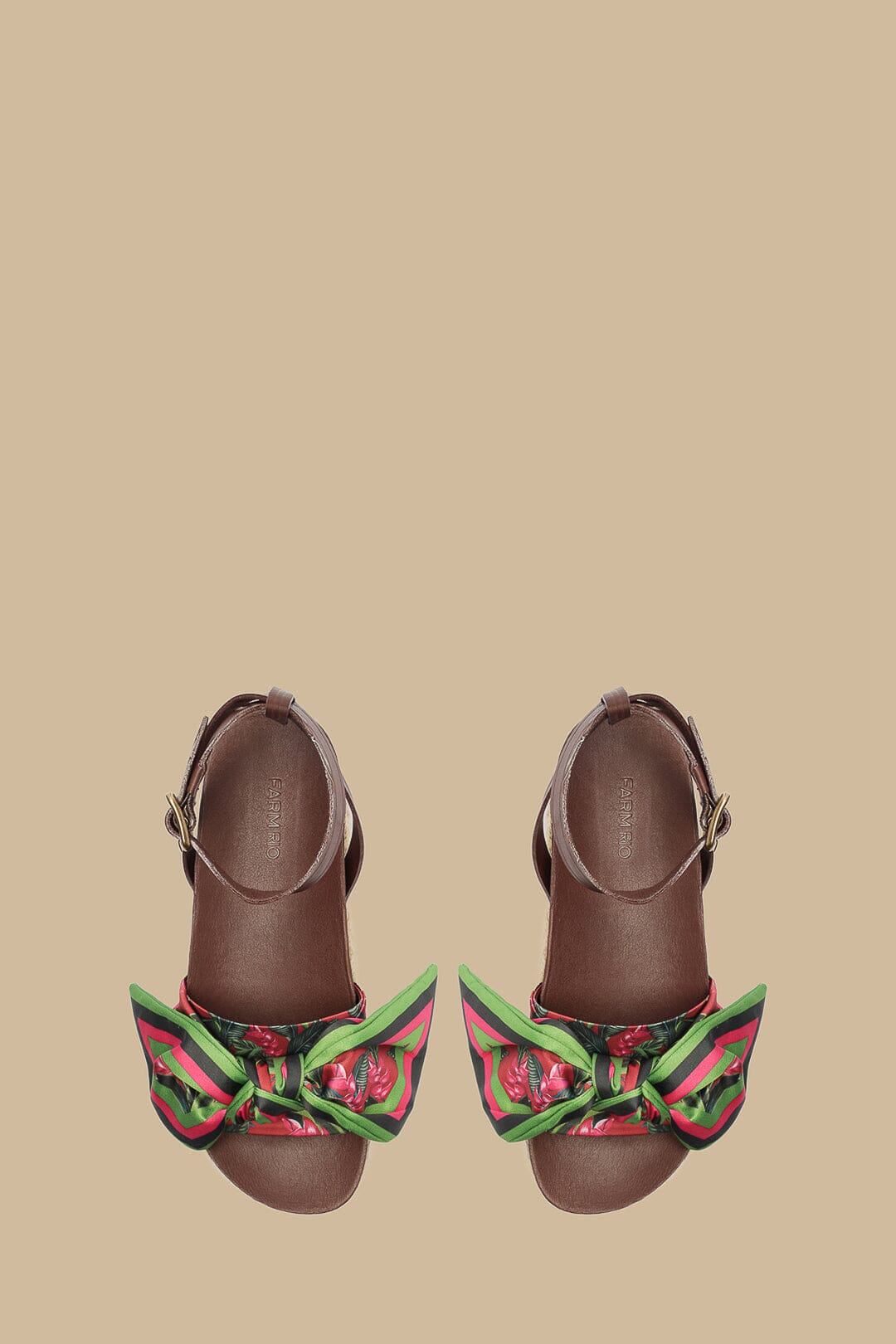 Marsala Scarf Espadrille Flatform Sandal – FARM Rio