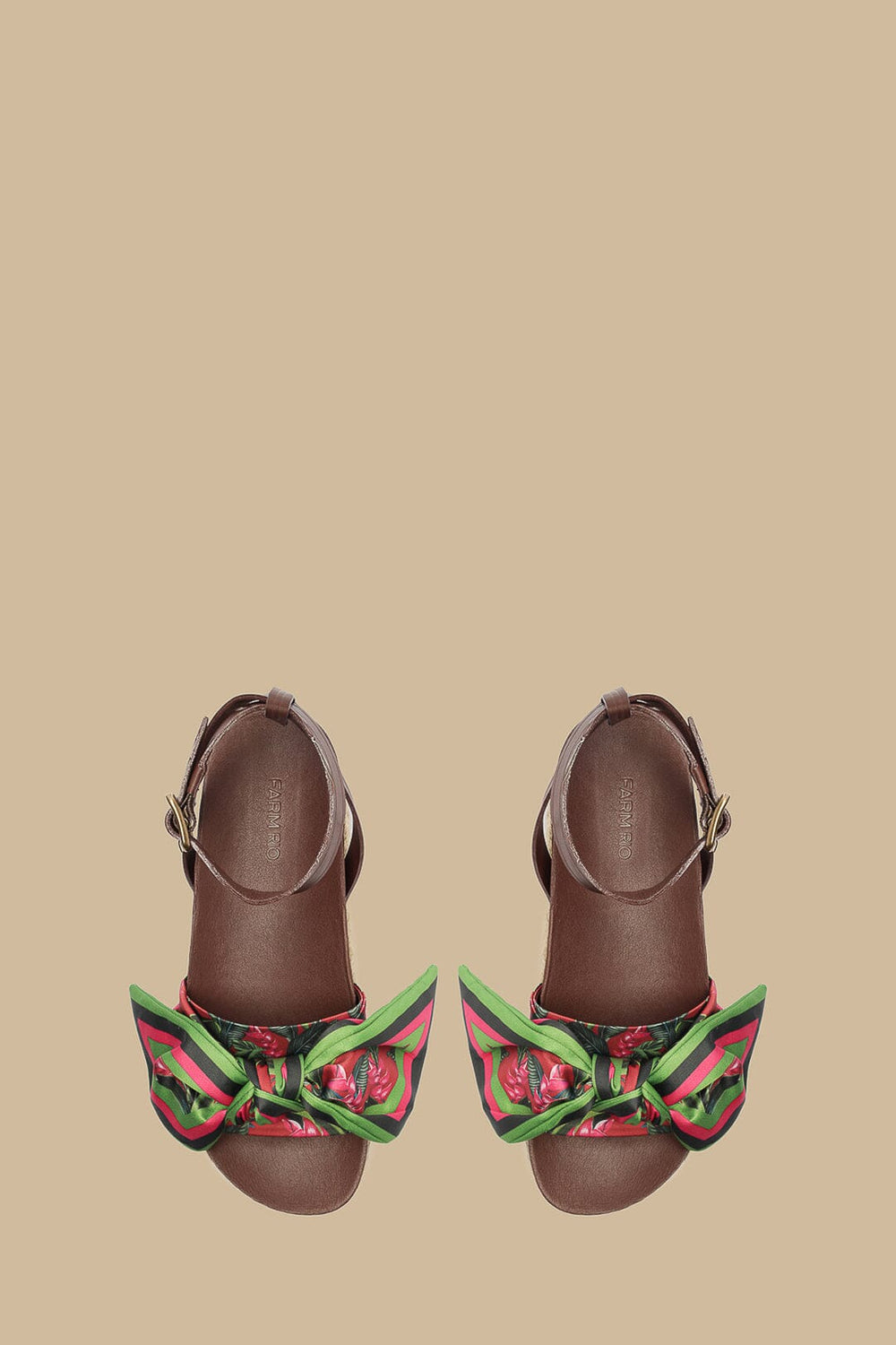 Marsala Scarf Espadrille Flatform Sandal – FARM Rio