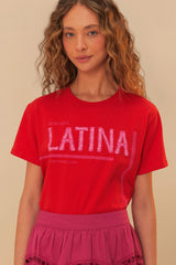 Red Latina T-Shirt – FARM Rio