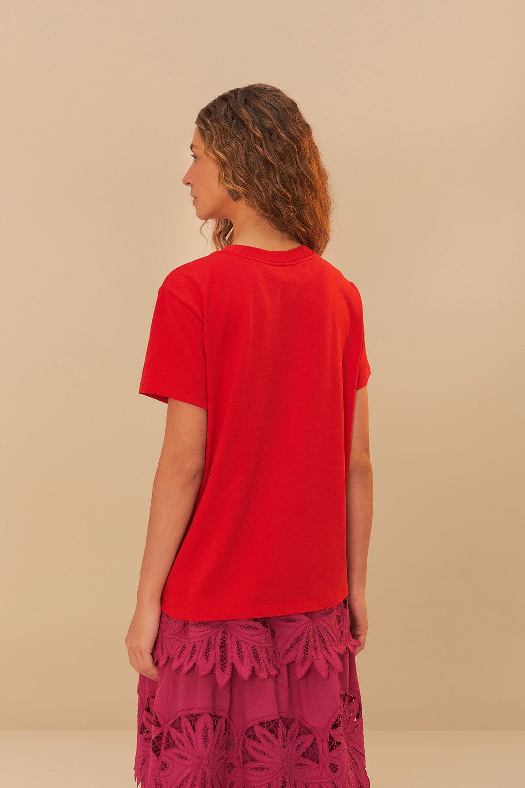 Red Latina T-Shirt – FARM Rio