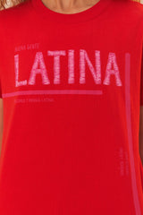 Red Latina T-Shirt – FARM Rio