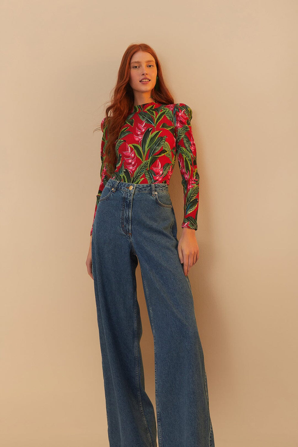 Denim High Waist Pants – FARM Rio