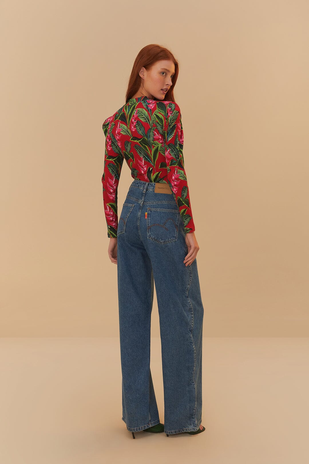Denim High Waist Pants – FARM Rio