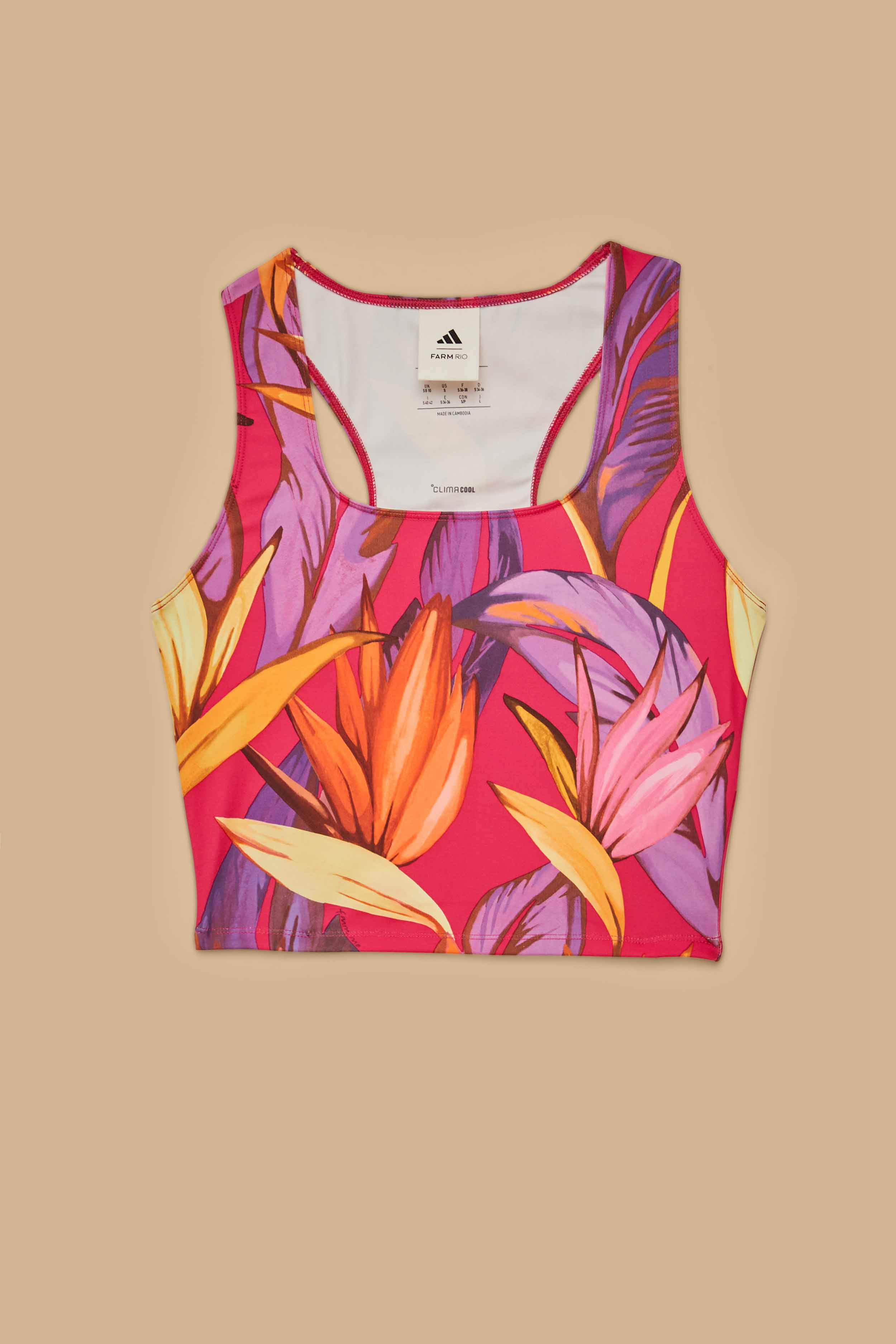 Adidas Birds Of Paradise Bold Pink Tank Top – FARM Rio