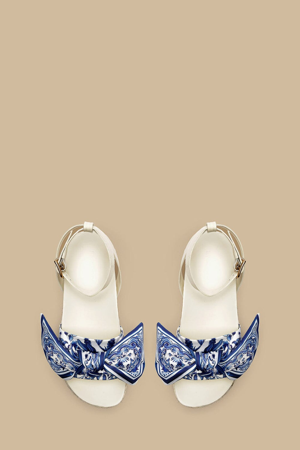 Ivory Scarf Espadrille Flatform Sandal – FARM Rio