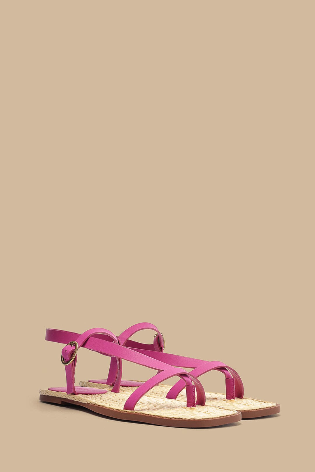 Pink Cross Strap Sandal – FARM Rio