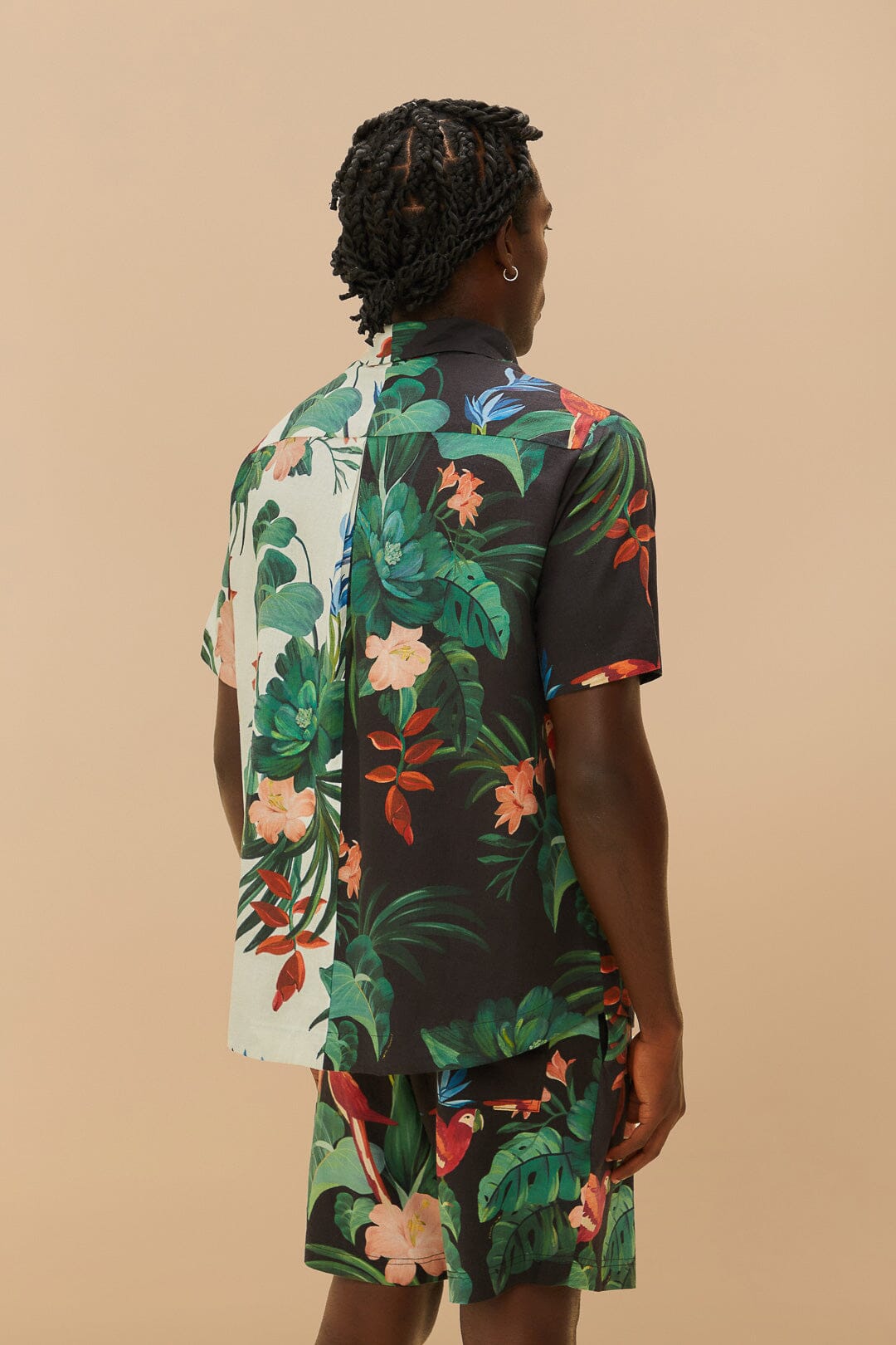 Black Midnight Macaw Fiesta LENZING™ ECOVERO™ Euroflax™ Shorts – FARM Rio