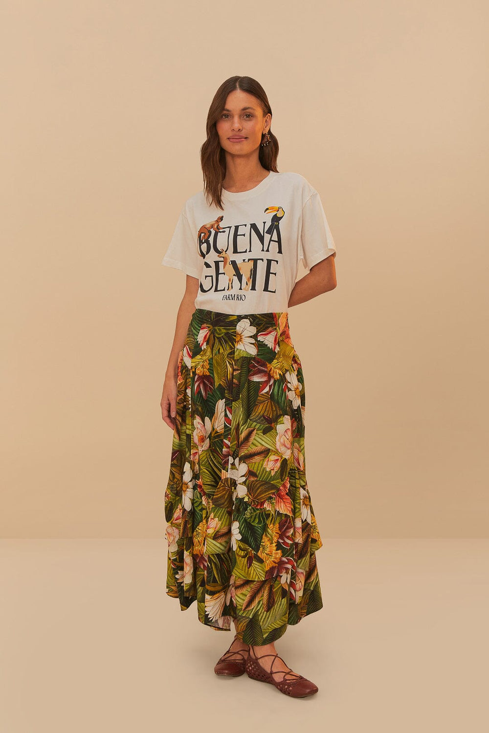 Off-White Buena Gente Relaxed T-Shirt – FARM Rio