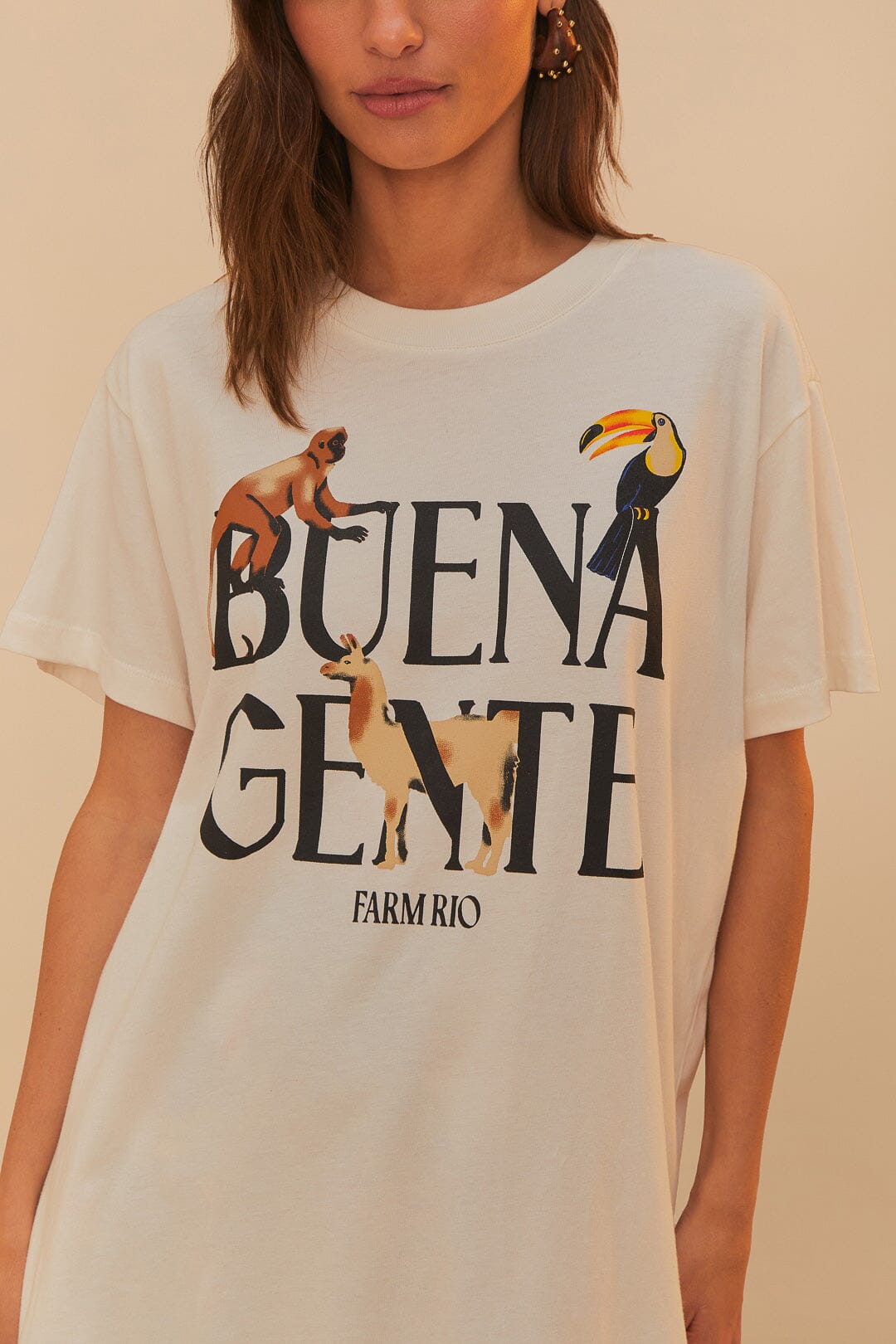 Off-White Buena Gente Relaxed T-Shirt – FARM Rio