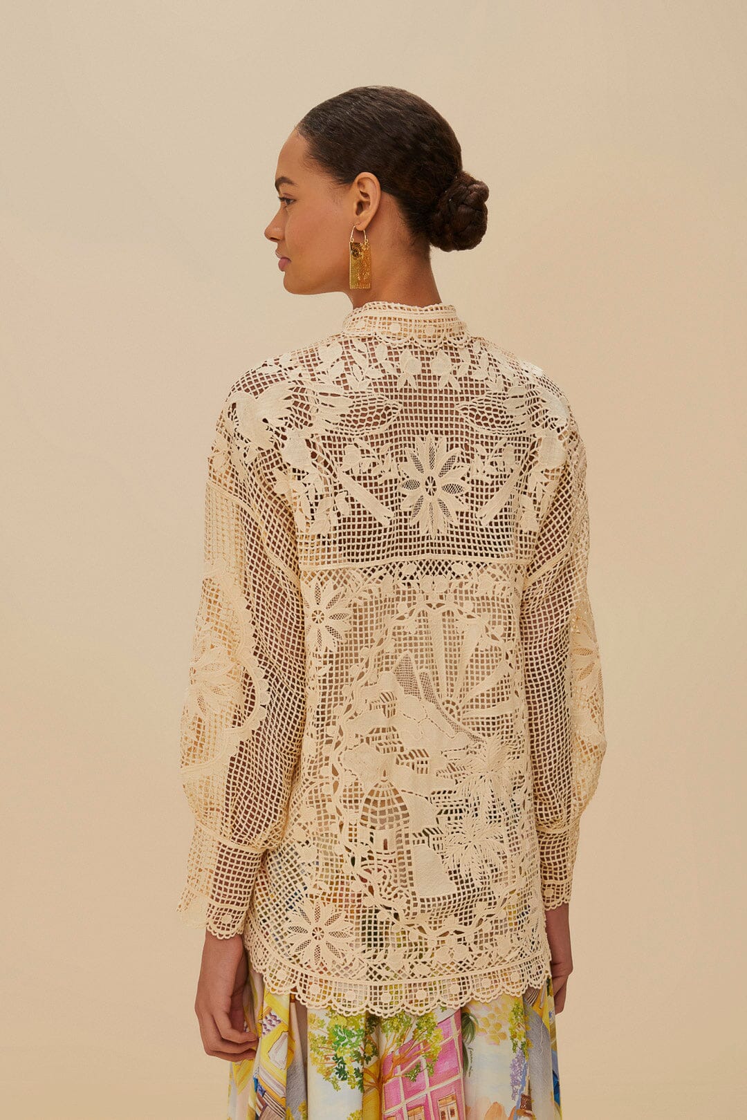 Sand Landscape Guipure Shirt – FARM Rio