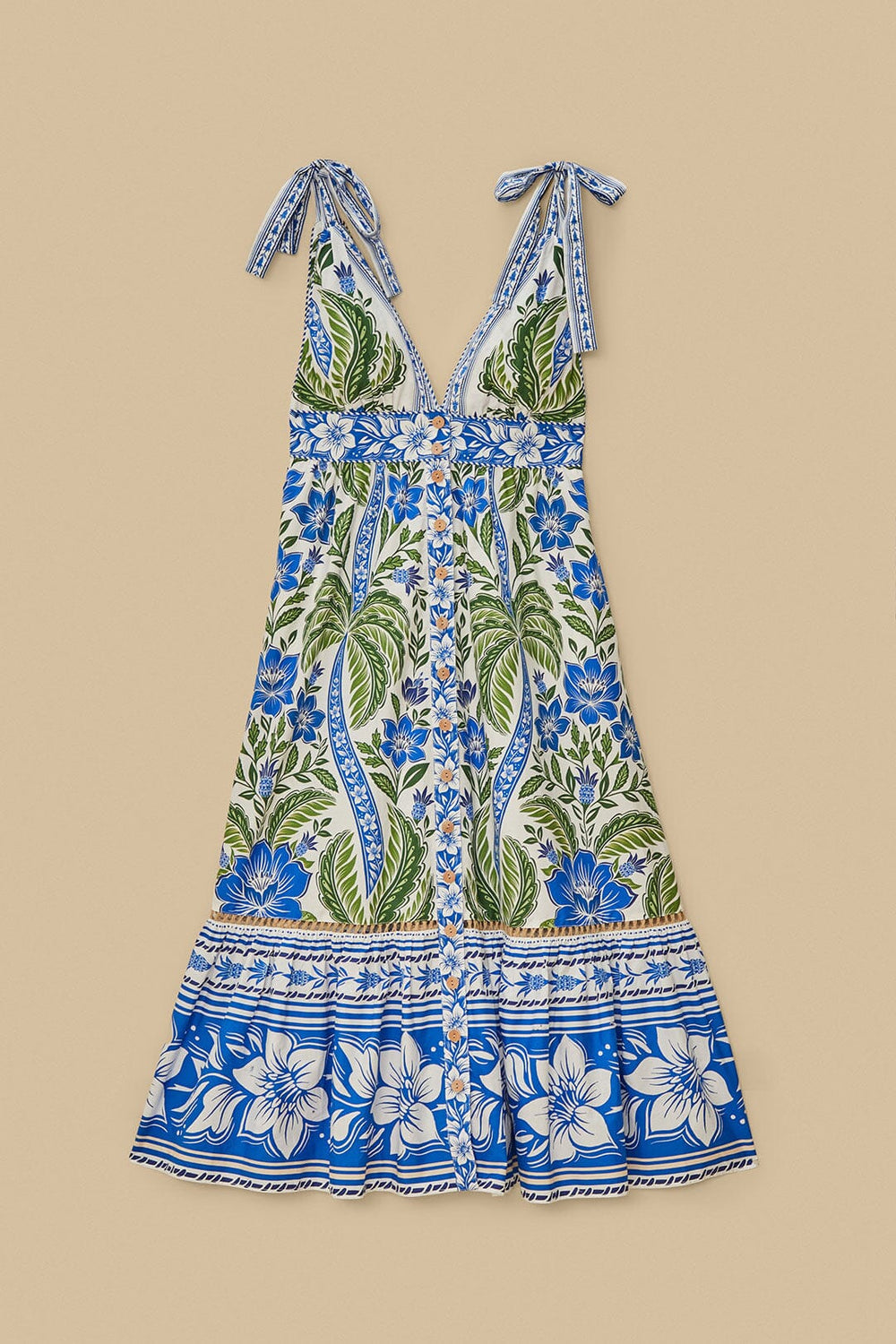 Off-White Tropicance Organic Cotton Midi Dress – FARM Rio