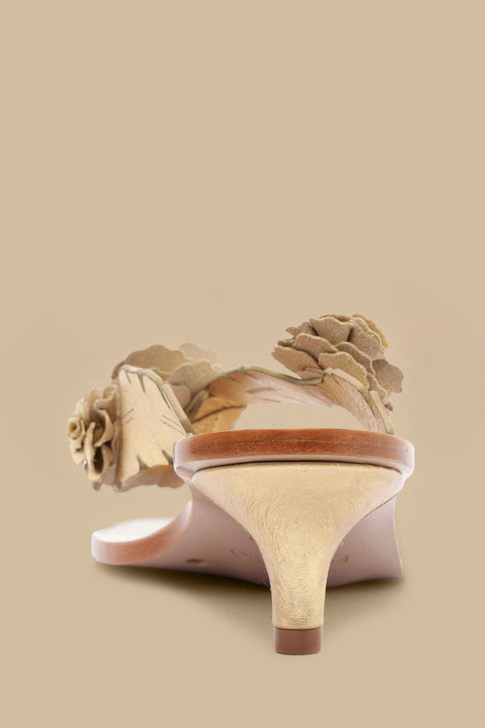 Gold Blooming Kitten Sandal – FARM Rio