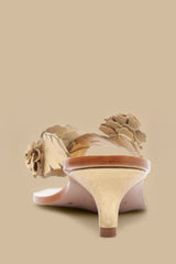 Gold Blooming Kitten Sandal – FARM Rio