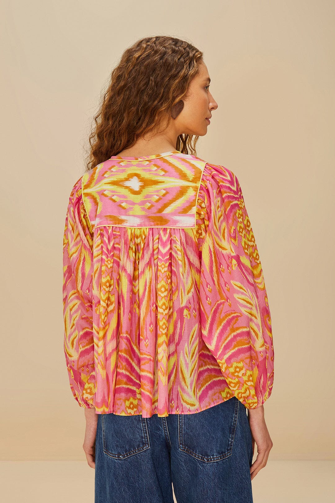 Pink Pineapple Tapestry Blouse – FARM Rio
