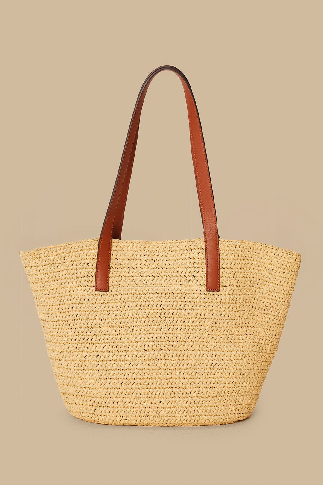 Caramel Raffia Basket Bag – FARM Rio