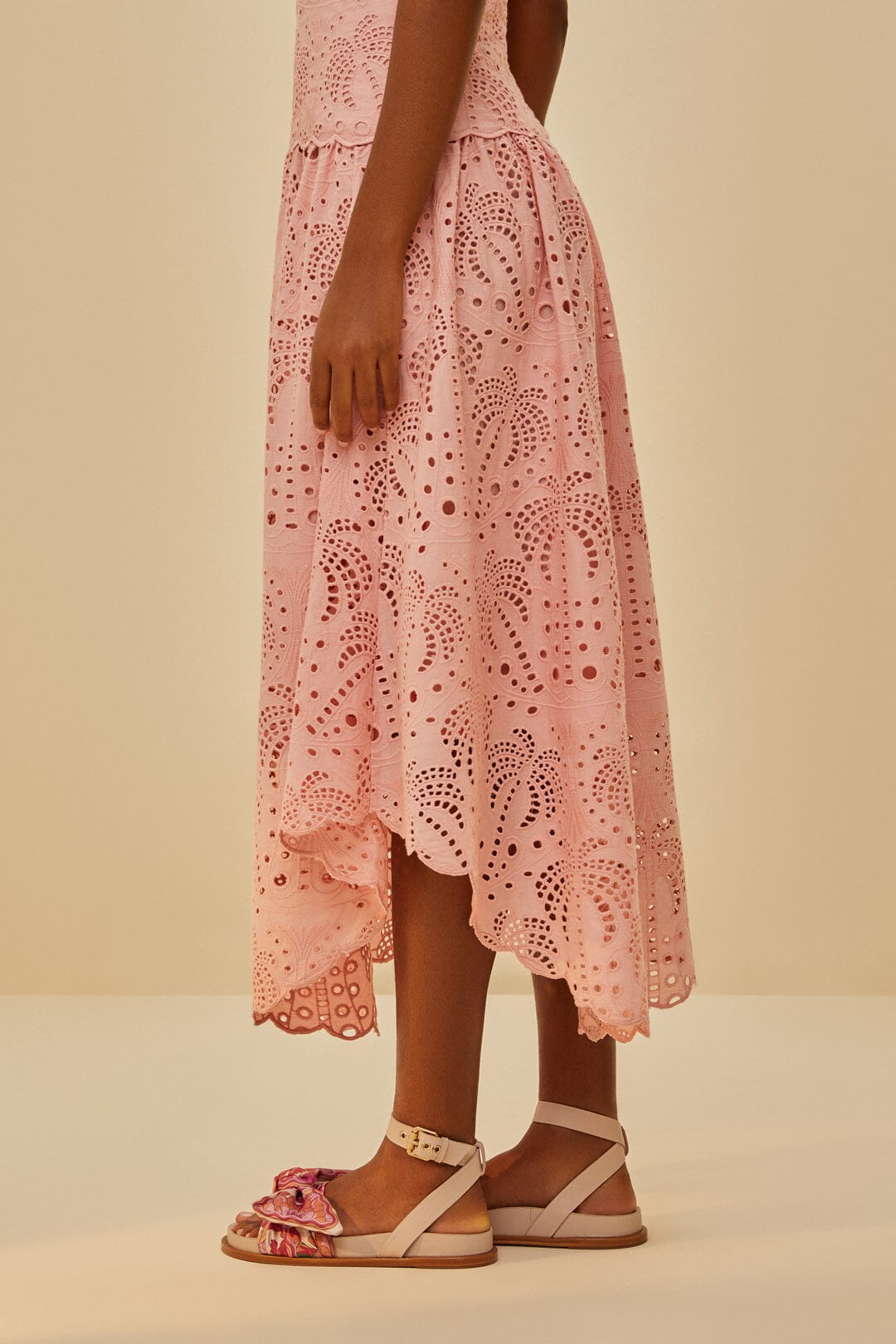 Beige Spring Affair Scarf Flat Sandal – FARM Rio