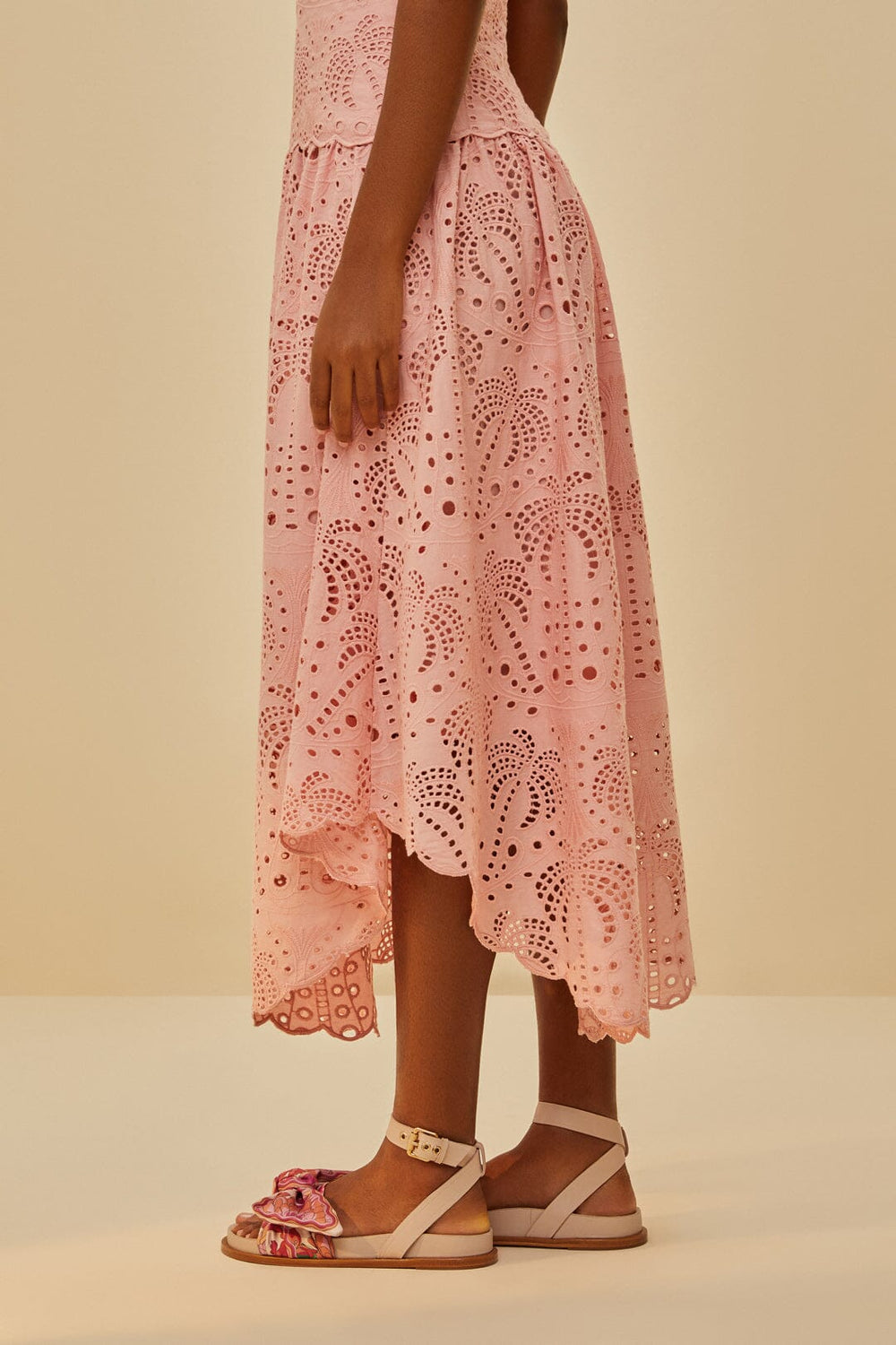 Beige Spring Affair Scarf Flat Sandal – FARM Rio