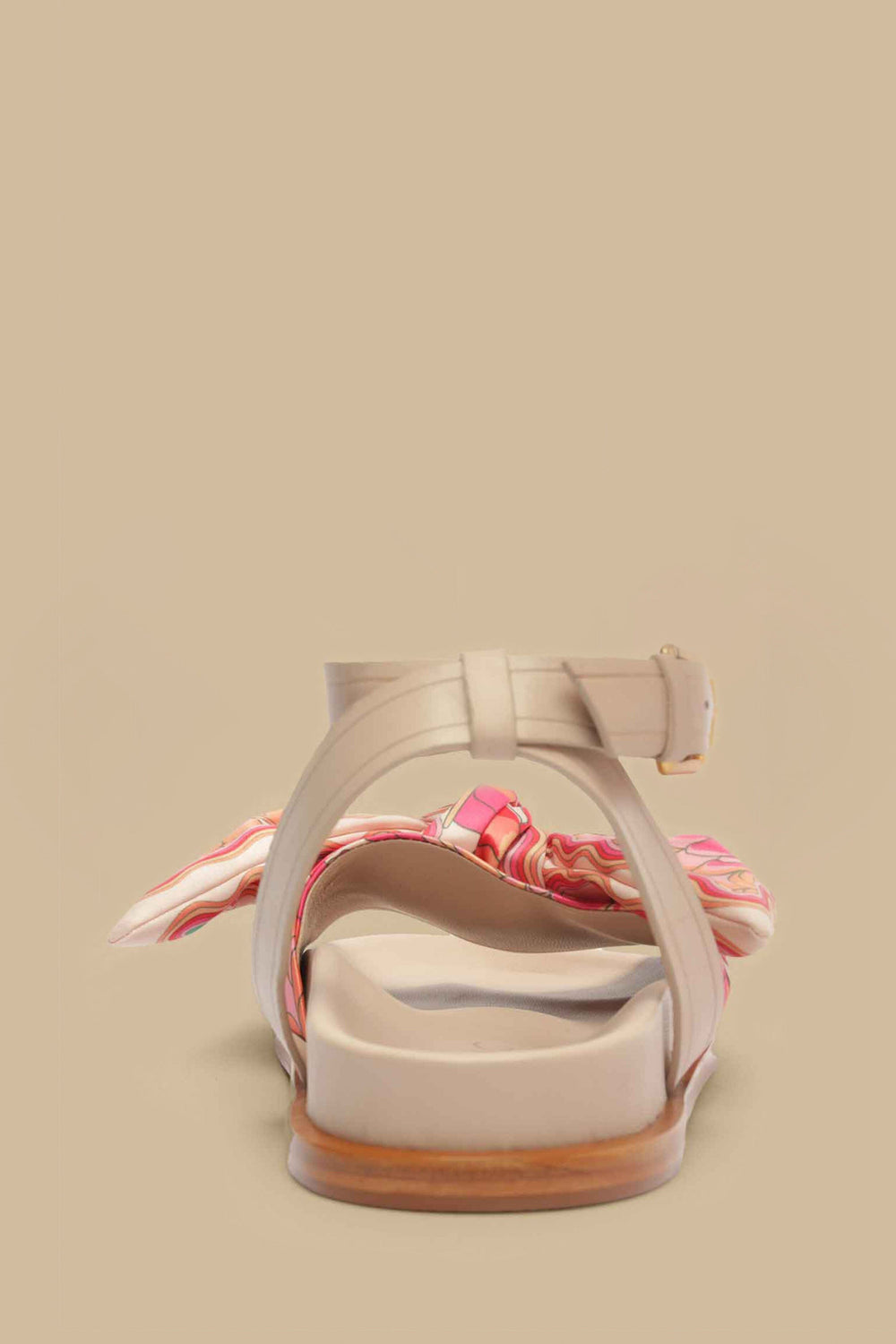 Beige Spring Affair Scarf Flat Sandal – FARM Rio