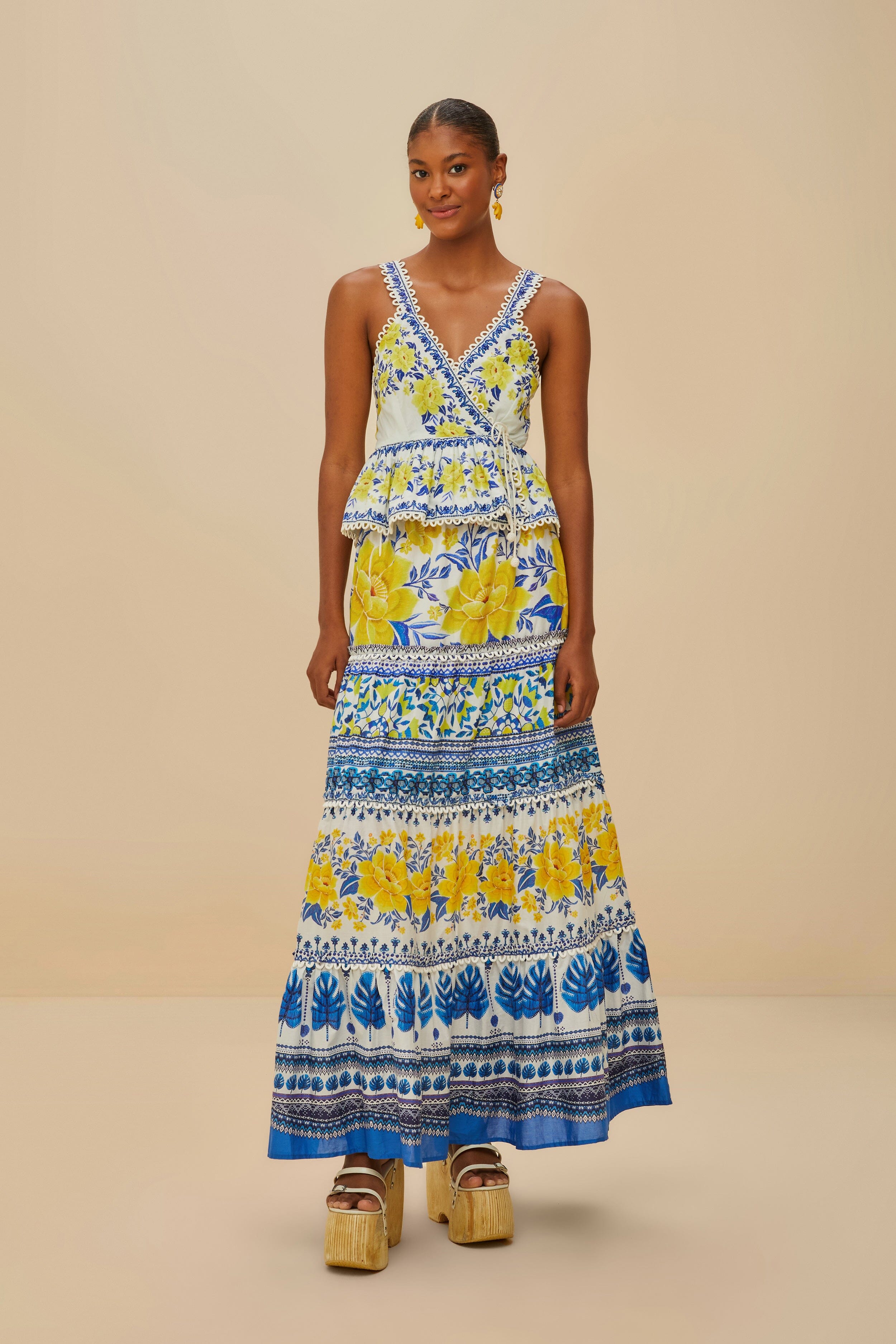 Off-White Zuli Low Rise Maxi Skirt – FARM Rio